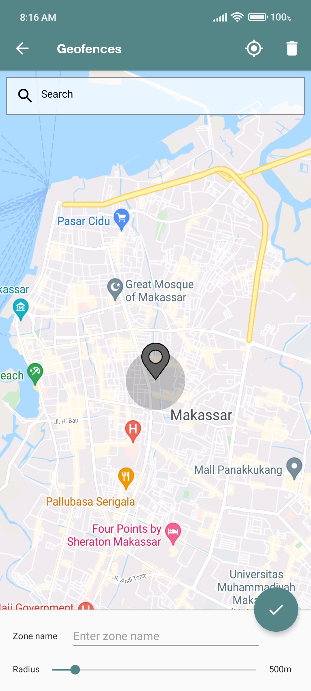 New Geofences
