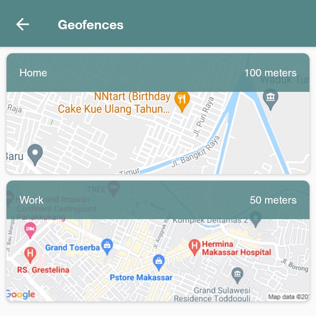 Geofences