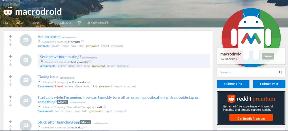MacroDroid - Reddit
